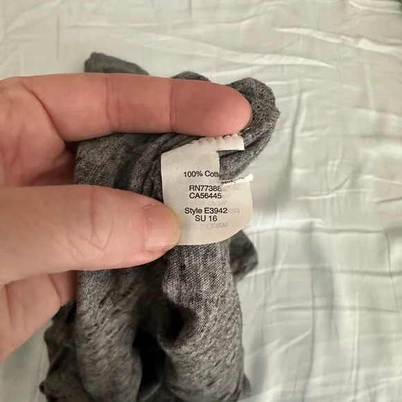 Madewell whisper cotton grey muscle tee /med/ - Picture 7 of 7